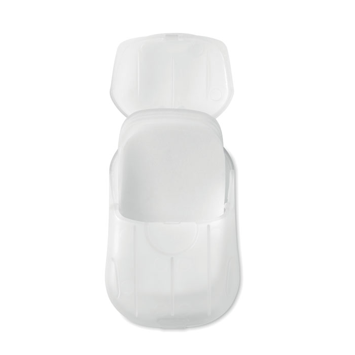 SOAP TO GO Hojas de jabón en estuche PP