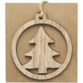 Adorno de madera con árbol "Natall"