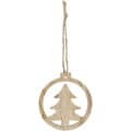 Adorno de madera con árbol "Natall"