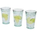 Juego de tres piezas  de vidrio reciclado de 300 ml "Copa"
