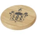 Posavasos de madera con abrebotellas "Scoll"