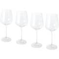Juego de 4 copas de vidrio para vino tinto "Geada"