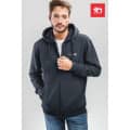 THC AMSTERDAM. Sudadera para hombre, con cremallera y capucha