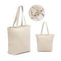 HACKNEY. Bolsa de algodón 100% con cremallera