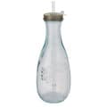 Botella de vidrio reciclado con pajita "Polpa"