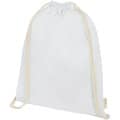 Mochila de cuerdas de algodón orgánico GOTS de 140 g/m² 5L "Orissa"