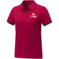 Polo de manga corta de dos tonos para mujer "Morgan"