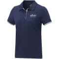 Polo de manga corta de dos tonos para mujer "Morgan"