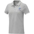 Polo de manga corta de dos tonos para mujer "Morgan"