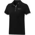 Polo de manga corta de dos tonos para mujer "Morgan"