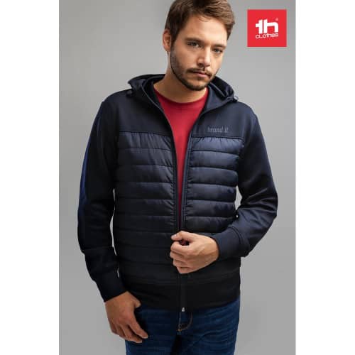 THC SKOPJE. Chaqueta para hombre, con capucha