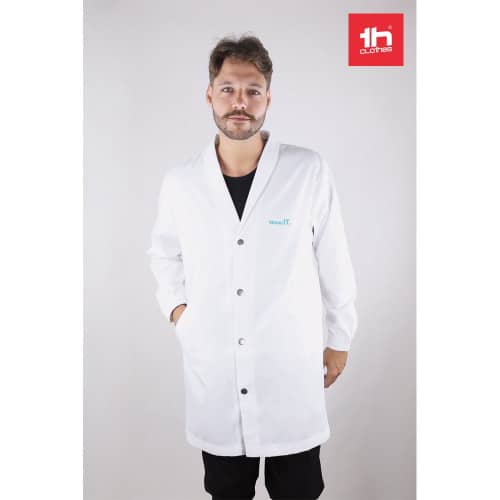 THC MINSK WH. Bata de trabajo unisex