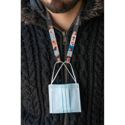 Sublimation RPet Mask Holder Duo Set. Modelos estándar