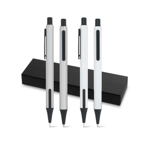 HUDSON. Set de bolígrafo y portaminas de aluminio