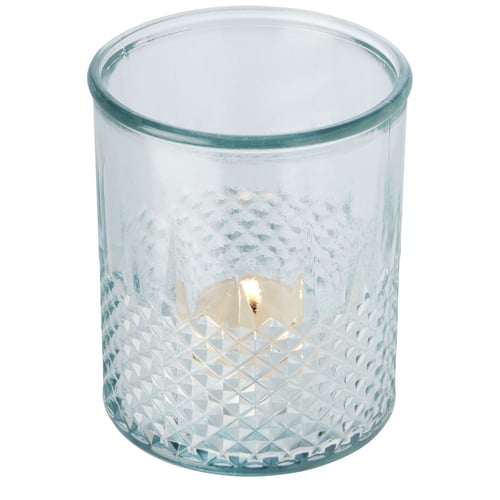 Portavelas de vidrio reciclado para velas flotantes "Estrel"