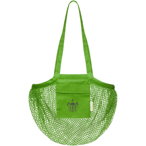 Bolsa Tote de malla de algodón orgánico con certificado GOTS de 100 g/m² "Pune"