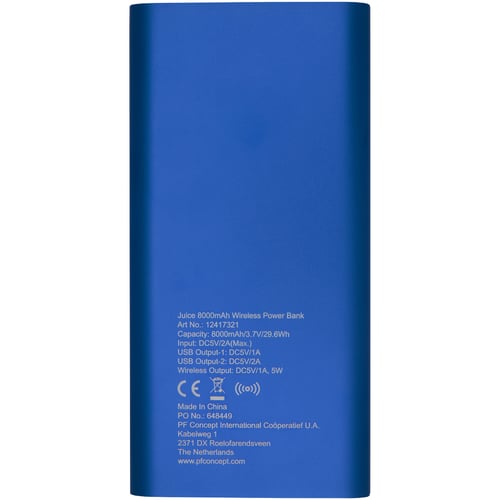 Batería externa inalámbrica de 8000 mAh "Juice"