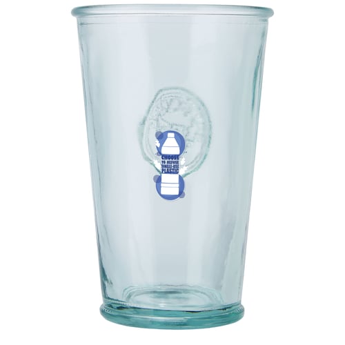 Juego de tres piezas  de vidrio reciclado de 300 ml "Copa"