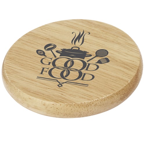 Posavasos de madera con abrebotellas "Scoll"