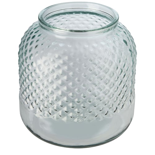 Portavelas de vidrio reciclado "Estar"