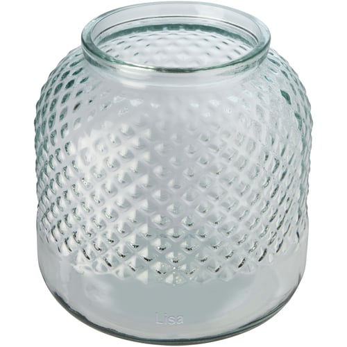 Portavelas de vidrio reciclado "Estar"