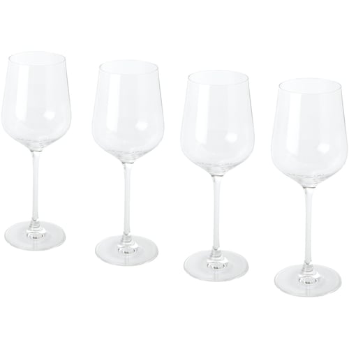 Juego de 4 copas de vidrio para vino blanco "Orvall"