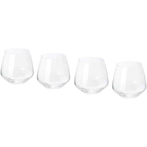 Juego de vasos de vidrio de 4 piezas "Chuvisco"
