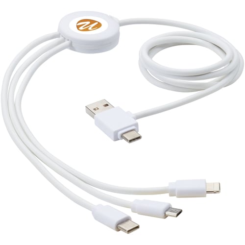 Cable de carga 5 en 1 con aditivo antibacteriano "Pure"