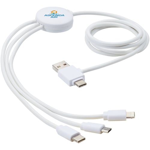 Cable de carga 5 en 1 con aditivo antibacteriano "Pure"