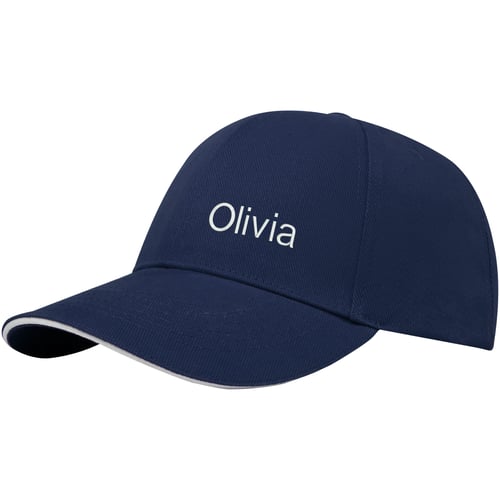 Gorra sandwich reciclada de 6 paneles GRS "Topaz"
