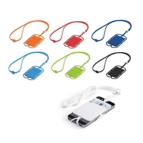 NICOLAUS. Tarjetero con soporte para smartphone