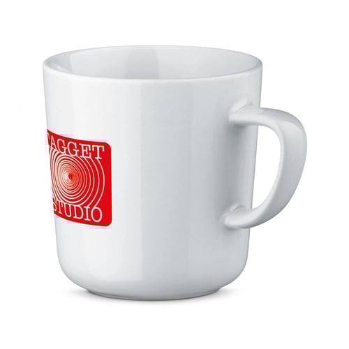MOCCA WHITE. Taza de cerámica de 270 ml