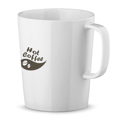 NELS WHITE. Taza de porcelana de 320 ml