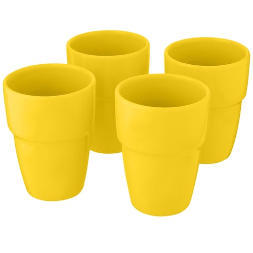 Set de regalo de 4 vasos apilables de 280 ml "Staki"