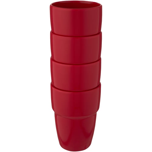 Set de regalo de 4 vasos apilables de 280 ml "Staki"