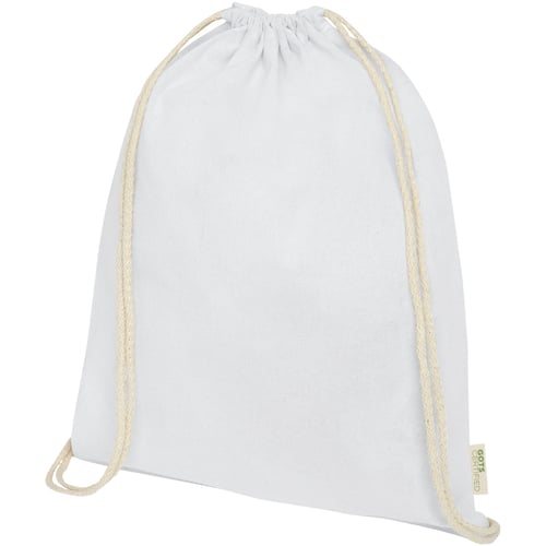 Mochila de cuerdas de algodón orgánico GOTS de 140 g/m² 5L "Orissa"
