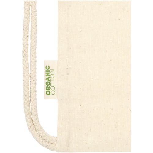 Mochila de cuerdas de algodón orgánico GOTS de 140 g/m² 5L "Orissa"