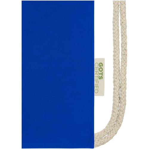 Mochila de cuerdas de algodón orgánico GOTS de 140 g/m² 5L "Orissa"