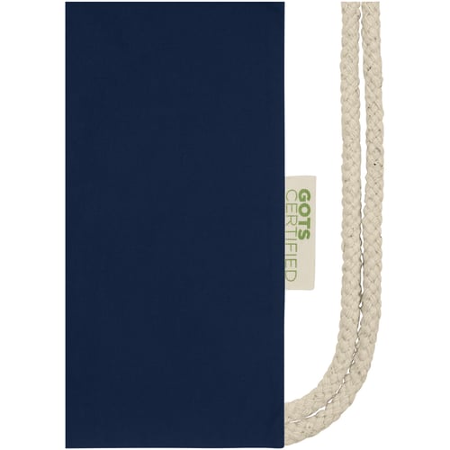 Mochila de cuerdas de algodón orgánico GOTS de 140 g/m² 5L "Orissa"