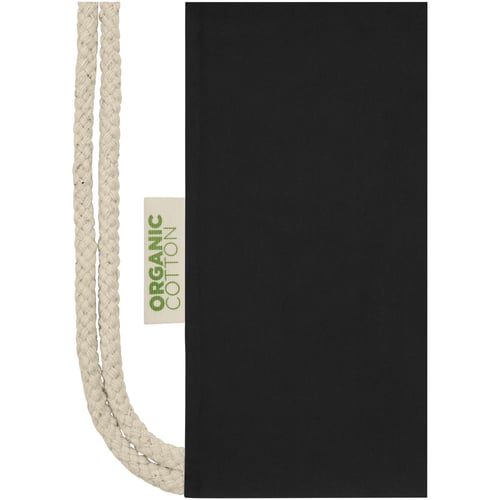 Mochila de cuerdas de algodón orgánico GOTS de 140 g/m² 5L "Orissa"