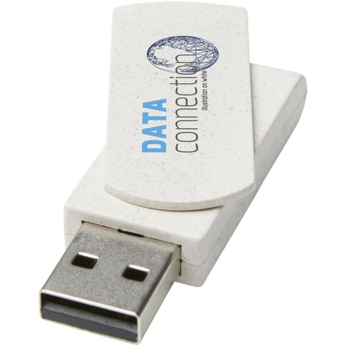 Memoria USB de paja de trigo de 16 GB "Rotate"