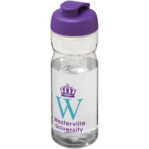 Bidón deportivo de 650 ml con tapa Flip H2O Active® "Base Tritan™"