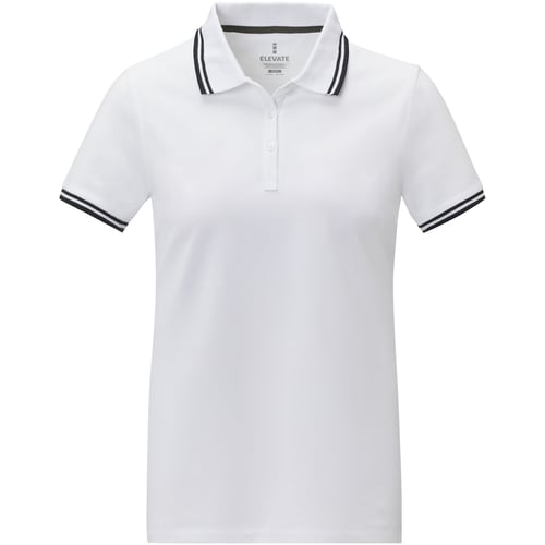 Polo de manga corta con ribete para mujer "Amarago"