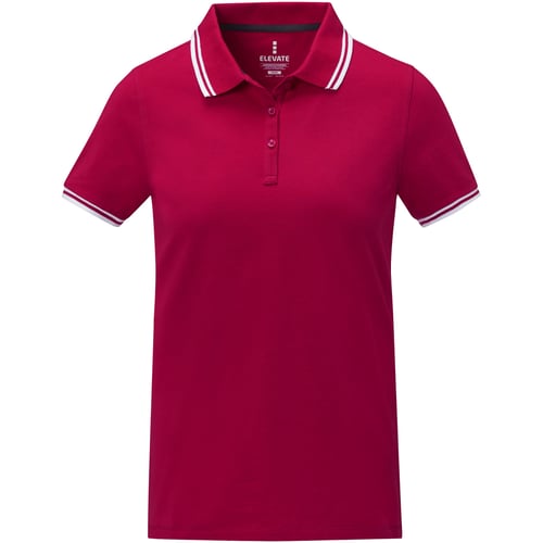 Polo de manga corta con ribete para mujer "Amarago"