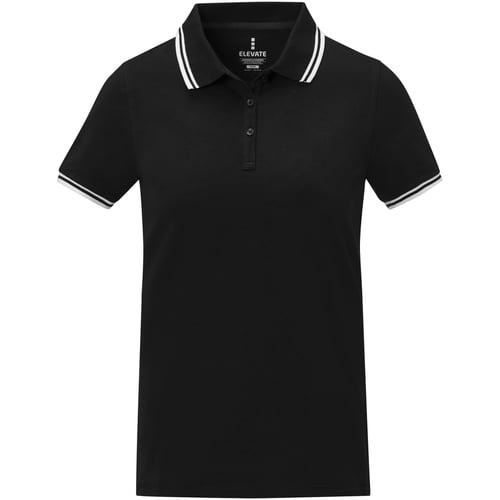 Polo de manga corta con ribete para mujer "Amarago"