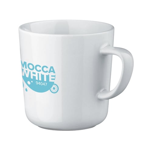 MOCCA WHITE. Taza de cerámica de 270 ml