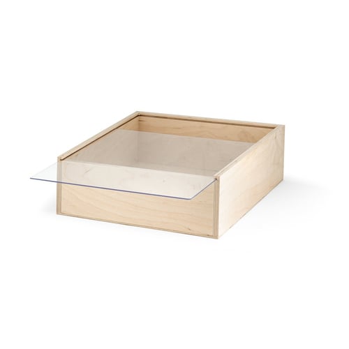 BOXIE CLEAR L. Caja de madera L