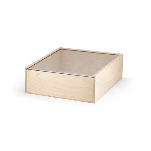 BOXIE CLEAR L. Caja de madera L