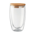 TIRANA LARGE Vaso cristal doble capa 450 ml