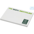 Bloc de notas adhesivas de papel reciclado de 100 x 75 mm "Sticky-Mate®" 